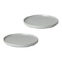 Blomus - Pilar Assiette à dessert, Ø 20 cm, mirage gris (set de 2)