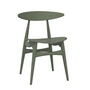 Carl Hansen - CH33T, hêtre soft verni vert olive