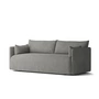 Audo - Offset Sofa , 2 places, gris foncé ( Audo Bouclé 16)