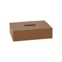 Nofred - Boîte de rangement avec couvercle, 33,5 x 9 x 24 cm, marron