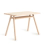 Nobodinoz - Growing Green Table pour enfants, 70 x 40 x 50 cm, blush