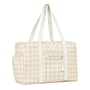 Nobodinoz - Opera Sac de voyage, imperméable, 46 x 29 x 20 cm, ivory checks