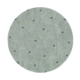Lorena Canals - Round Dot Tapis, Ø 140 cm, blue sage / vintage blue