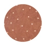 Lorena Canals - Round Dot Tapis, Ø 140 cm, chestnut / rose