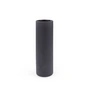 Nuuck - Lige Vase en céramique Ø 6 x H 19 cm, charcoal black