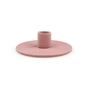 Nuuck - Cirkler 01 Céramique Bougeoir Ø 12 x H 3,5 cm, ochre red