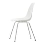 Vitra - Eames Plastic Side Chair DSX, chromé / blanc (patins en feutre basic dark)