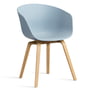 Hay - About A Chair AAC 22, chêne laqué / slate blue 2. 0