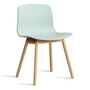 HAY - About A Chair AAC 12 , chêne laqué / dusty mint 2. 0 (patins en plastique)