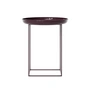 Norr11 - Duke Table d'appoint, Ø 45 x H 52 cm, marron laqué