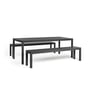 Nardi - Rio Alu 210 Set, anthracite (table + 2 bancs)