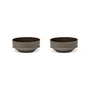 Serax - Dune Coupe by Kelly Wearstler, Ø 14,5 cm, Slate / marron (set de 2)