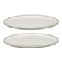 Serax - Dune Assiette by Kelly Wearstler, Ø 33 cm, albâtre / blanc (set de 2)