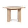 Ferm Living - Bevel Table, Ø 117 x H 73 cm, chêne huilé blanc