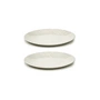 Serax - Zuma Assiette by Kelly Wearstler, Ø 18 cm, Salt / blanc (set de 2)