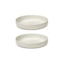 Serax - Zuma Assiette creuse by Kelly Wearstler, Ø 20,5 cm, Salt / blanc (lot de 2)