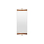 Gubi - Vanity 1 miroir mural, 74 x 28 cm, noyer