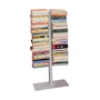 Radius Design - Booksbaum Étagère sur pied Small, double argenté