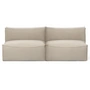 Ferm Living - Catena Modulaire 2 places, naturel (Rich Linen)
