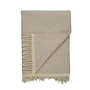 Røros Tweed - Mello Couverture en laine, 210 x 150 cm, warm grey