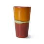 HKliving - 70's Tasse à latte macchiato, 280 ml, clay