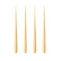 ester & erik - Bougie pointue, 24 cm, No. 04, sun glow / matt (set de 4)