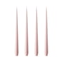 ester & erik - Bougie pointue, 24 cm, No. 38, rose quartz / matt (set de 4)