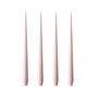 ester & erik - Bougie pointue, 24 cm, No. 38, rose quartz / matt (set de 4)