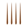 ester & erik - Bougie pointue, 24 cm, No. 23, raw toffee / matt (set de 4)