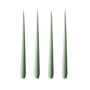 ester & erik - Bougie pointue, 24 cm, No. 66, eucalyptus / mat (set de 4)