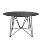 Acapulco Design - The Ring Table, H 74 x Ø 120 cm, HPL noir / noir