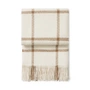 Elvang - Tartan Couverture, 130 x 190 cm, ivory