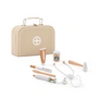 Kids Concept - Kid's Hub Mallette de médecin avec accessoires, naturel (lot de 8)