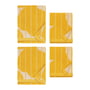 Marimekko - Vesi Unikko Serviette, 50 x 70 cm & 70 x 150 cm, spring yellow / ecru (set de 4)