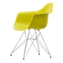 Vitra - Eames Plastic Armchair DAR RE, chromé / moutarde (patins en feutre basic dark)