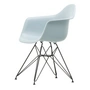 Vitra - Eames Plastic Armchair DAR RE, basic dark / gris glacé (patins en feutre basic dark)