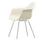 Vitra - Eames Plastic Armchair DAX RE, chromé / galet (patins en feutre basic dark)