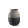 Kähler Design - Omaggio Circulare Vase, H 20 cm, gris anthracite