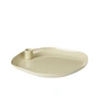 Broste Copenhagen - Mie Plateau pour bougies, 25 x 25 x 3 cm, castle beige