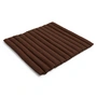 HAY - Palissade Soft Quilted Cushion , pour canapé lounge, iron red