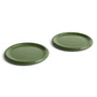 HAY - Barro Assiette Ø 24 cm, vert (set de 2)