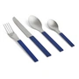HAY - MVS Set de couverts, bleu foncé (set de 4)