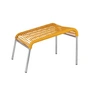 Fiam - Mya Spaghetti Tabouret de pied, aluminium / jaune