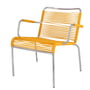 Fiam - Mya Spaghetti Fauteuil de détente, aluminium / jaune