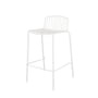 Jan Kurtz - Mori Chaise de bar de jardin, 65 cm, blanc