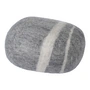 myfelt - Galet Pouf Carl 2XL, gris clair chiné
