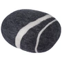 myfelt - Pouf en galets Hugo 3XL, gris foncé chiné