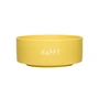 Design Letters - Snack Bol, Happy / yellow