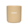 Design Letters - AJ Favourite Tasse en porcelaine, papa / beige
