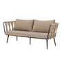 Bloomingville - Pavone Outdoor Canapé, marron / beige